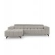 Canapé d'Angle Raguzzi en tissu capitoné rebondi