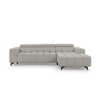 Canapé d'Angle Raguzzi en tissu capitoné rebondi