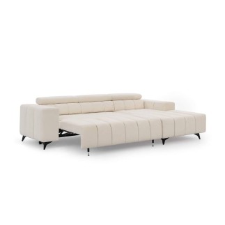 Canapé d'Angle Raguzzi en tissu capitoné rebondi