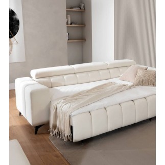 Canapé d'Angle Raguzzi en tissu capitoné rebondi