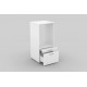 AZIA – Meuble de Rangement pour Lave-Linge Blanc