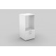 AZIA – Meuble de Rangement pour Lave-Linge Blanc