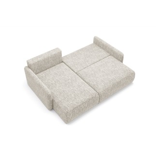 Canapé d'angle convertible IVA en tissu tressé