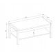 Aktia – Table Basse couleur chêne