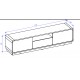 Meuble TV bas Aston – 2 portes, 1 tiroir, 1 niche 155 cm