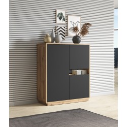  Meuble haut ASTIA – 3 portes avec niche ouverte