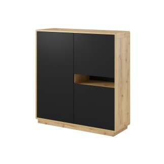Meuble commode ASTIA – 3 portes avec niche ouverte
