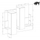  Botia – Ensemble TV Mural moderne bois et noir