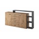 Botia – Buffet 2 Portes, 4 Tiroirs moderne