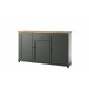 Buffet Evoria 3 portes 1 tiroir vert profond