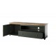 Meuble TV Evoria 1 porte 1 tiroir vert profond