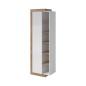 Étagère Vitrine Sintria couleur bois et blanc Étagère Vitrine Sintria couleur bois et blanc