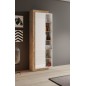 Étagère Vitrine Sintria couleur bois et blanc Étagère Vitrine Sintria couleur bois et blanc