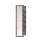 Étagère Vitrine Sintria couleur bois et blanc Étagère Vitrine Sintria couleur bois et blanc