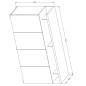 Buffet Seria 4 portes 153 cm style chic Buffet Seria 4 portes 153 cm style chic