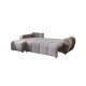 Canapé d’angle convertible MOLIA en tissu doux imperméable déperlant antitâche