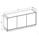 Astia – Buffet 3 Portes 160 cm