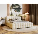 Lit CANDIA en velours avec coffre de rangement