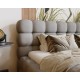 Lit CANDIA en velours avec coffre de rangement