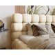 Lit CANDIA en velours avec coffre de rangement