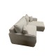 RECONDITIONNE - Canapé d'angle convertible FORB20 en tissu beige hydrophobe