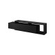 Botia – Meuble TV 1 Tiroir 220 cm moderne bois et noir