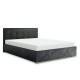 Lit Hannah moderne velours 