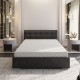 Lit Hannah moderne velours 