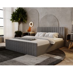 lit Naia Bouclettes avec coffre de rangement