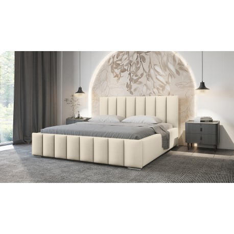 Lit NERIO avec coffre de rangement et sommier