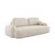 Canapé convertible 3 places en Tissu Bouclette Morizia style Japandi