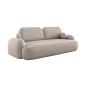Canapé convertible 3 places en Tissu Bouclette Morizia style Japandi Canapé convertible 3 places en Tissu Bouclette Morizia style Japandi
