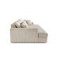Canapé droit 4 places CALDERO BIS - assise profonde - velours côtelé grosse maille Canapé droit 4 places CALDERO BIS - assise profonde - velours côtelé grosse maille