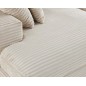 Canapé droit 4 places CALDERO BIS - assise profonde - velours côtelé grosse maille Canapé droit 4 places CALDERO BIS - assise profonde - velours côtelé grosse maille
