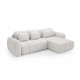 Canapé d’angle convertible CIANTI – grand canapé lit 304 cm avec coffre de rangement
