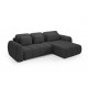 Canapé d’angle convertible CIANTI – grand canapé lit 304 cm avec coffre de rangement