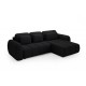Canapé d’angle convertible CIANTI – grand canapé lit 304 cm avec coffre de rangement