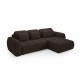 Canapé d’angle convertible CIANTI – grand canapé lit 304 cm avec coffre de rangement