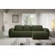 Canapé d’angle convertible CIANTI – grand canapé lit 304 cm avec coffre de rangement