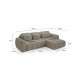 Canapé d’angle convertible CIANTI – grand canapé lit 304 cm avec coffre de rangement