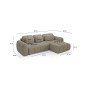 Canapé d’angle convertible CIANTI – grand canapé lit 304 cm avec coffre de rangement Canapé d’angle convertible CIANTI – grand canapé lit 304 cm avec coffre de rangement