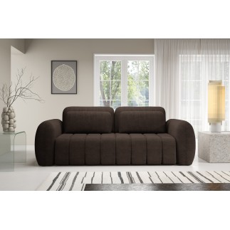 Canapé convertible CIANTI 3 places - 266 cm avec coffre de rangement