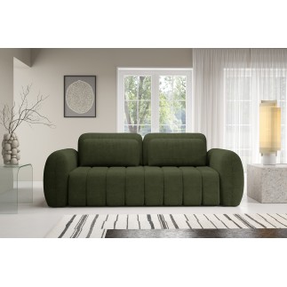 Canapé convertible CIANTI 3 places - 266 cm avec coffre de rangement