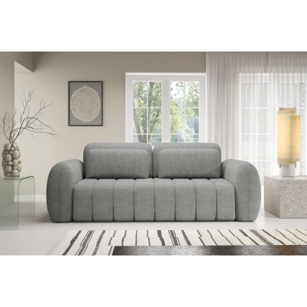Canapé convertible CIANTI 3 places - 266 cm avec coffre de rangement