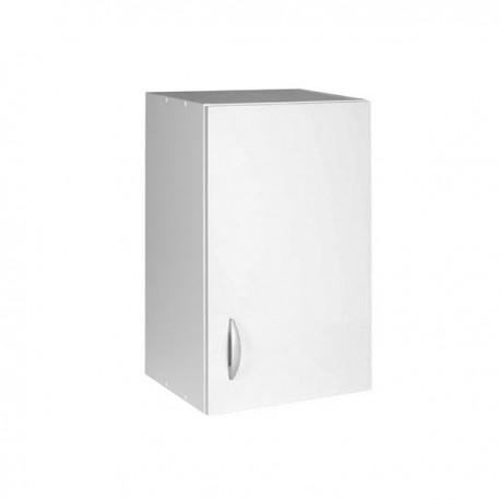 Élément haut 1 porte 60 cm OXANE laqué brillant avec 1 étagère