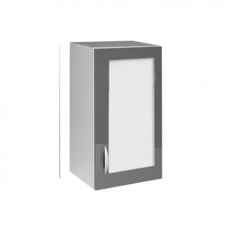 ÉLÉMENT HAUT 1 PORTE VITRINE 40CM