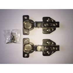 Lot de 2 charnières amortissantes pour meuble de cuisine, freinage porte