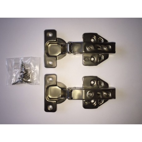 Lot de 2 charnières amortissantes pour meuble de cuisine, freinage porte