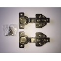 Lot de 2 charnières amortissantes pour meuble de cuisine