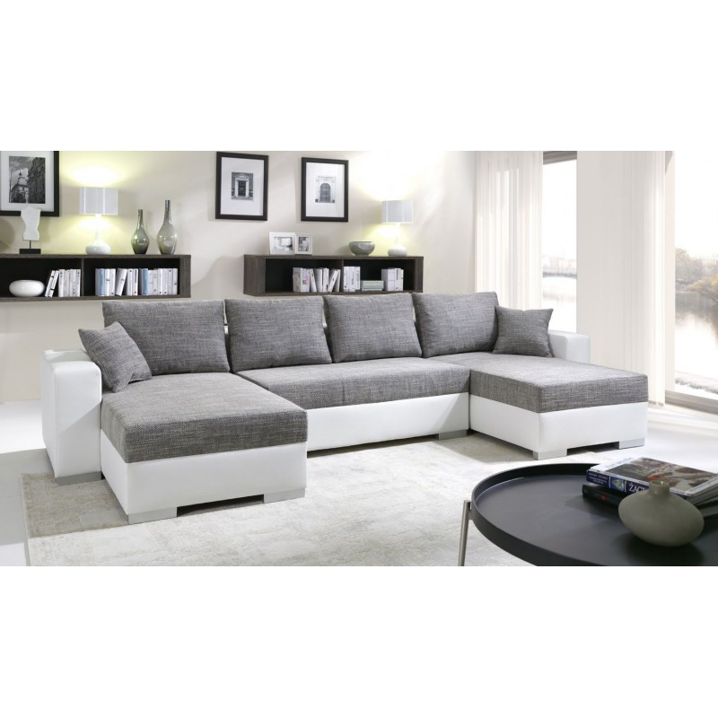 canape d angle convertible 5 places enno